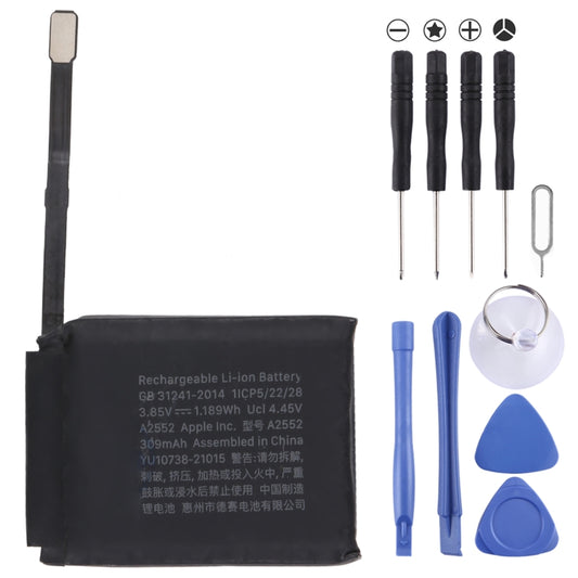 Pour Apple Watch Series 7, batterie Li-ion 45 mm 309 mAh