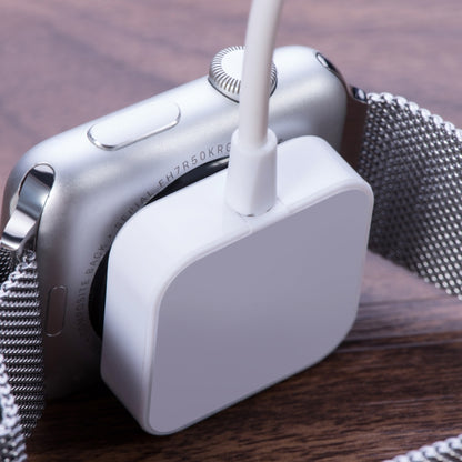 Câble de chargement USB magnétique carré de 1m, pour montre Apple série Ultra/8/7/6/SE/SE2/5/4/3/2