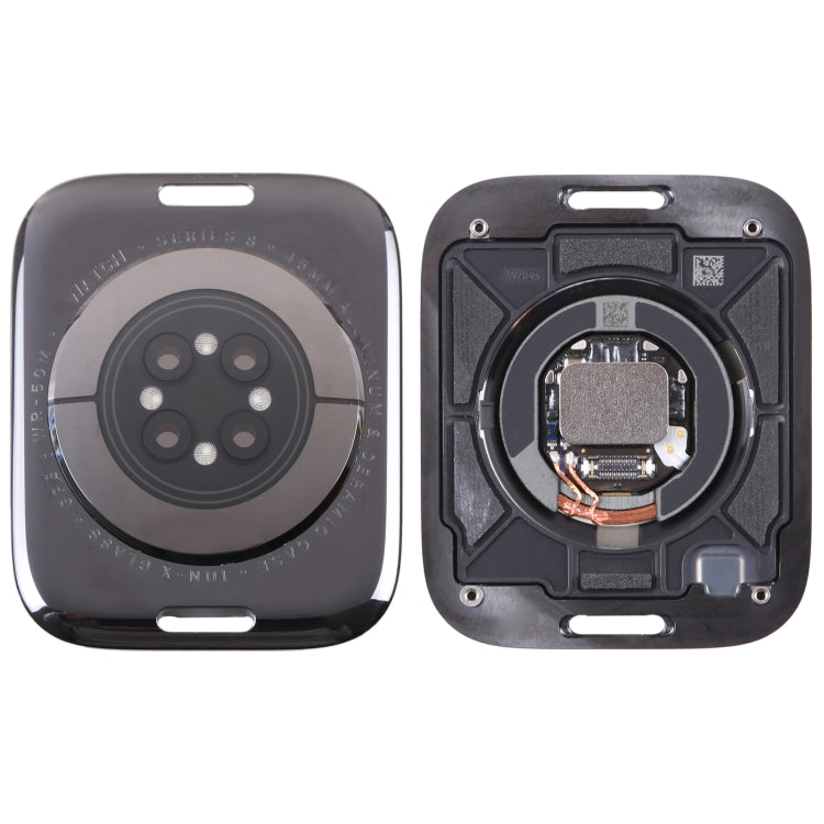Pour Apple Watch Series 8 45mm Couverture arrière en verre GPS avec module de charge