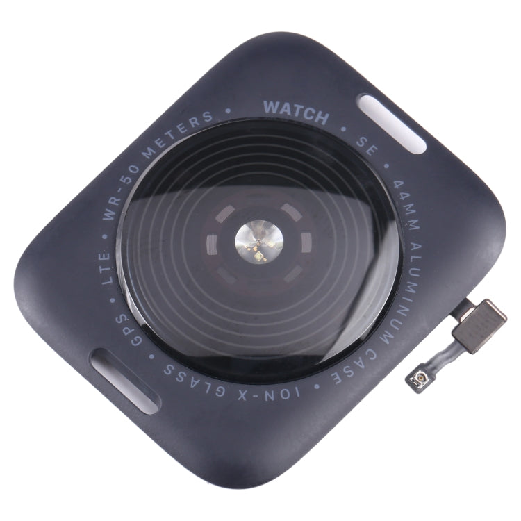 Coque arrière en verre avec bobine de charge sans fil pour Apple Watch Series SE 2022 44 mm GPS Edition