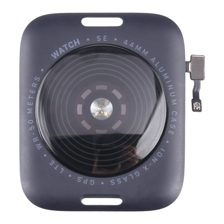 Coque arrière en verre avec bobine de charge sans fil pour Apple Watch Series SE 2022 44mm LTE Edition