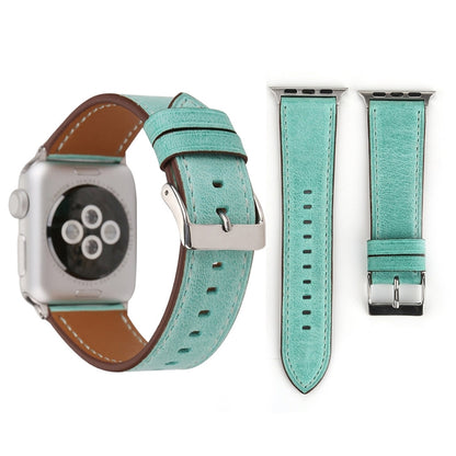 Pour Apple Watch Ultra 49mm/série 8&7 45mm/SE 2&6&SE&5&4 44mm/3&2&1 42mm bracelet de montre en cuir véritable de Style frais, 42mm