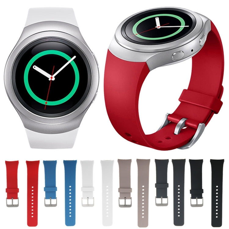 Pour Samsung Gear S2 Sport / Gear S2 Montre Bracelet en silicone de couleur unie