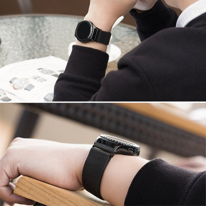 Boucle de Montre Fermoir à Fermeture Magnétique Bracelet de Montre en Acier Inoxydable pour Samsung Gear S2 Classic / S2