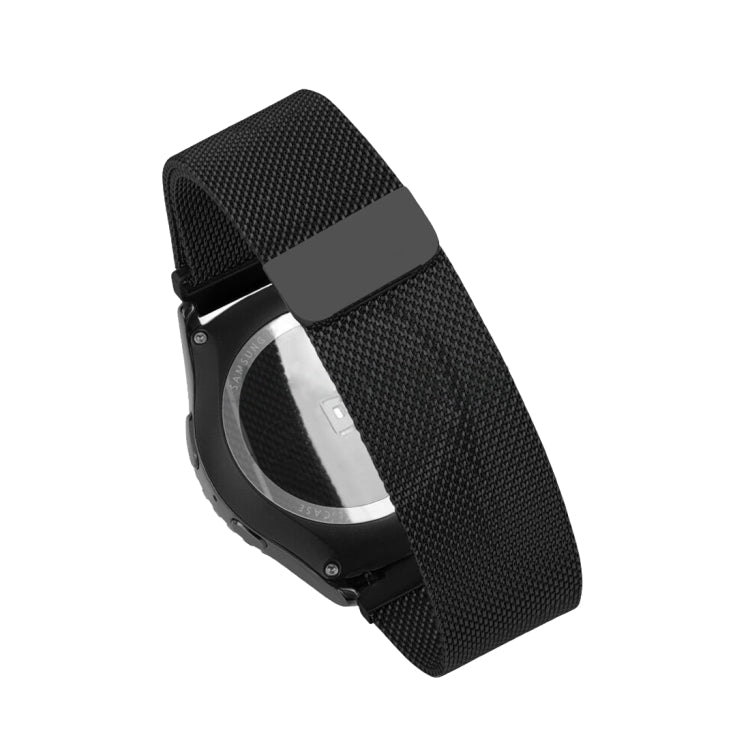 Boucle de Montre Fermoir à Fermeture Magnétique Bracelet de Montre en Acier Inoxydable pour Samsung Gear S2 Classic / S2