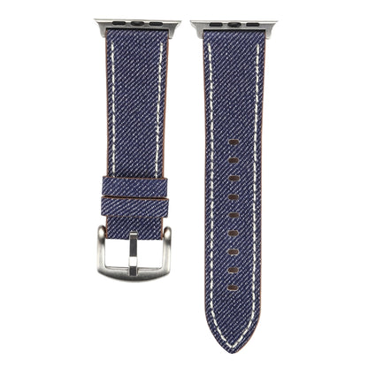 Pour Apple Watch Ultra 49mm / Série 8&7 45mm / SE 2&6&SE&5&4 44mm / 3&2&1 42mm Bracelet de montre à motif cowboy en cuir véritable à la mode simple, 42mm