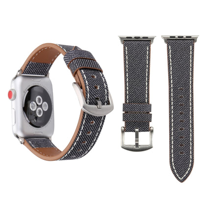 Pour Apple Watch Ultra 49mm / Série 8&7 45mm / SE 2&6&SE&5&4 44mm / 3&2&1 42mm Bracelet de montre à motif cowboy en cuir véritable à la mode simple, 42mm