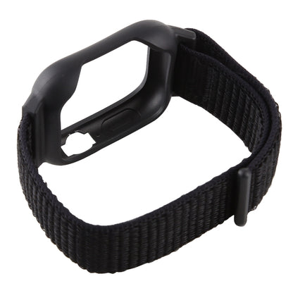 Pour Apple Watch Series 7 45 mm / 6 & SE & 5 & 4 44 mm / 3 & 2 & 1 42 mm Bracelet de montre en nylon avec fermeture auto-agrippante, For Apple Watch Series 7 45mm / 6 & SE & 5 & 4 44mm / 3 & 2 & 1 42mm                                                   ...