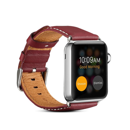Denior Environmental Luxury Car Watch Bracelet de montre en cuir pour Apple Watch Ultra 49 mm / Série 8&7 45 mm / SE 2&6&SE&5&4 44 mm / 3&2&1 42 mm