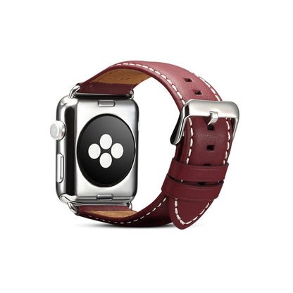 Denior Environmental Luxury Car Watch Bracelet de montre en cuir pour Apple Watch Ultra 49 mm / Série 8&7 45 mm / SE 2&6&SE&5&4 44 mm / 3&2&1 42 mm