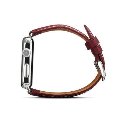 Denior Environmental Luxury Car Watch Bracelet de montre en cuir pour Apple Watch Ultra 49 mm / Série 8&7 45 mm / SE 2&6&SE&5&4 44 mm / 3&2&1 42 mm