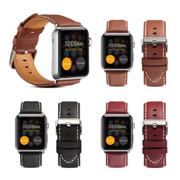 Denior Environmental Luxury Car Watch Bracelet de montre en cuir pour Apple Watch Ultra 49 mm / Série 8&7 45 mm / SE 2&6&SE&5&4 44 mm / 3&2&1 42 mm