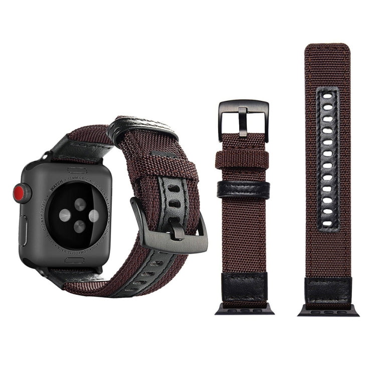 Bracelet de montre en nylon de style Jeep avec boucle en acier inoxydable pour Apple Watch Series 3 & 2 & 1 42 mm, 42mm