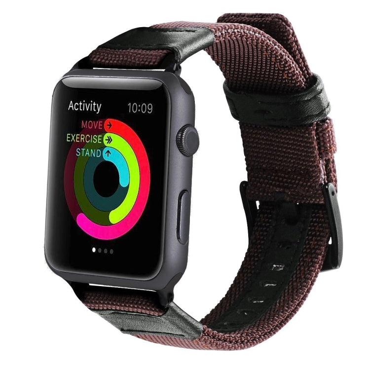 Bracelet de montre en nylon de style Jeep avec boucle en acier inoxydable pour Apple Watch Series 3 & 2 & 1 42 mm, 42mm
