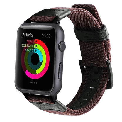 Bracelet de montre en nylon de style Jeep avec boucle en acier inoxydable pour Apple Watch Series 3 & 2 & 1 42 mm, 42mm