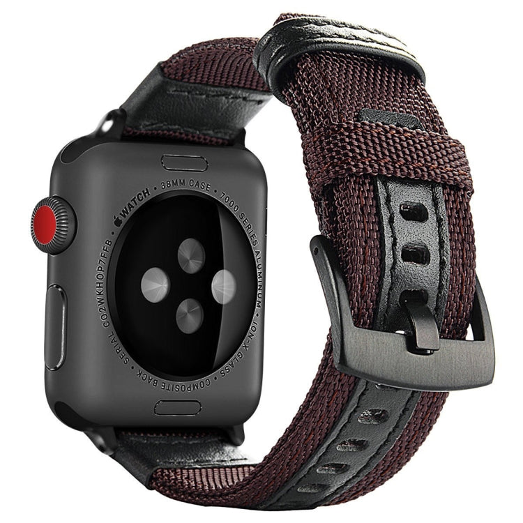 Bracelet de montre en nylon de style Jeep avec boucle en acier inoxydable pour Apple Watch Series 3 & 2 & 1 42 mm, 42mm