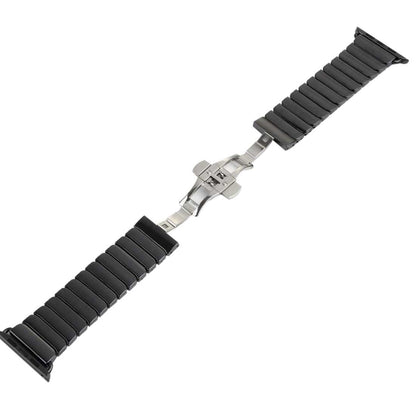 Pour Apple Watch Ultra 49mm / série 8 & 7 45mm / SE 2 & 6 & SE & 5 & 4 44mm / 3 & 2 & 1 42mm bracelet de montre en céramique délicate, 42mm