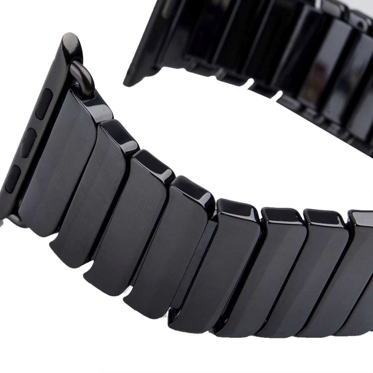 Pour Apple Watch Ultra 49mm / série 8 & 7 45mm / SE 2 & 6 & SE & 5 & 4 44mm / 3 & 2 & 1 42mm bracelet de montre en céramique délicate, 42mm