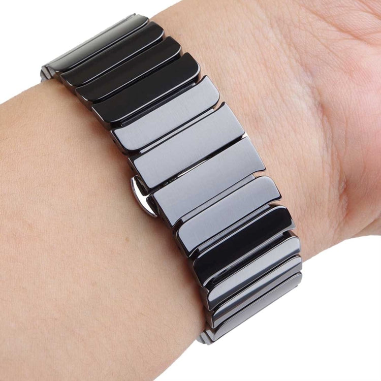 Pour Apple Watch Ultra 49mm / série 8 & 7 45mm / SE 2 & 6 & SE & 5 & 4 44mm / 3 & 2 & 1 42mm bracelet de montre en céramique délicate, 42mm