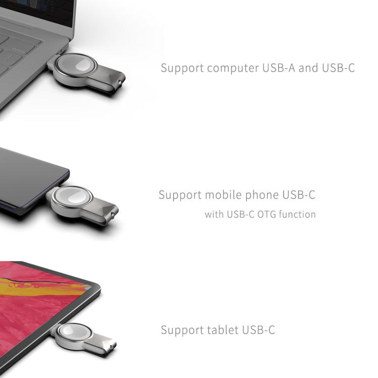 Chargeur sans fil portable T304 pour Apple Watch, For Apple Watch