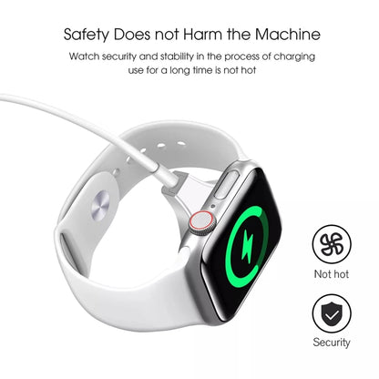 Chargement rapide magnétique sans fil vers câble Type-C / USB-C pour Apple Watch Series, Type-C