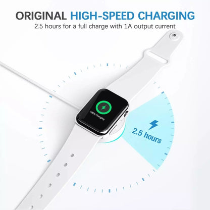 Chargement rapide magnétique sans fil vers câble Type-C / USB-C pour Apple Watch Series, Type-C