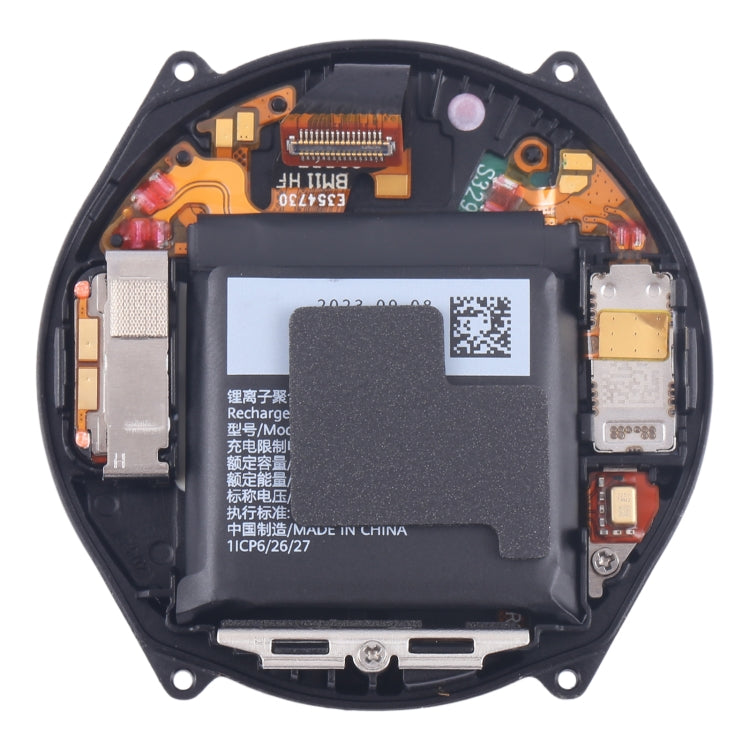 Coque arrière d'origine complète avec batterie/capteur de fréquence cardiaque/moteur/haut-parleur/module de charge sans fil pour Huawei Watch GT 4 46 mm, For Huawei Watch GT 4 46mm(Original)