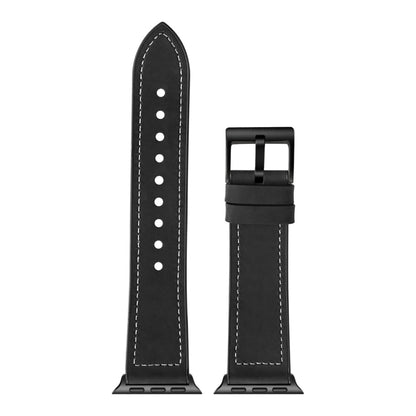 Bracelet de montre en TPU + acier inoxydable de couleur unie pour Apple Watch Series 7 45 mm / 6 & SE & 5 & 4 44 mm / 3 & 2 & 1 42 mm, 44mm