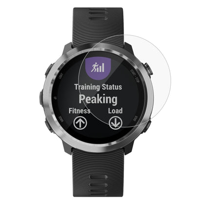 2 pièces ENKAY Hat-Prince pour Garmin Forerunner 645 0.2mm 9H dureté de Surface 2.15D bord incurvé protecteur d'écran en verre trempé