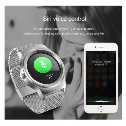 SMA-Round Montre intelligente Bluetooth à écran tactile couleur de 1,28 pouces, étanche, prise en charge de la commande vocale/moniteur de fréquence cardiaque/moniteur de sommeil/caméra Bluetooth, compatible avec les systèmes Android et iOS            ...