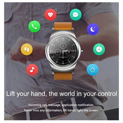 SMA-Round Montre intelligente Bluetooth à écran tactile couleur de 1,28 pouces, étanche, prise en charge de la commande vocale/moniteur de fréquence cardiaque/moniteur de sommeil/caméra Bluetooth, compatible avec les systèmes Android et iOS            ...