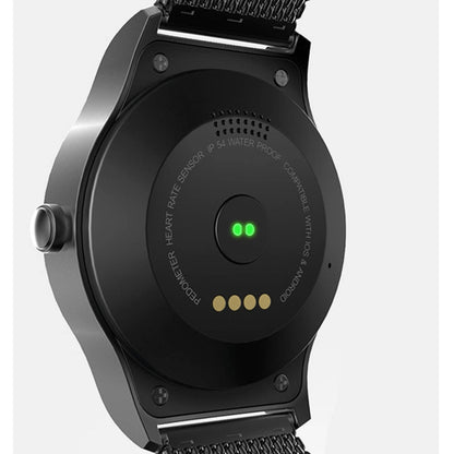 SMA-Round Montre intelligente Bluetooth à écran tactile couleur de 1,28 pouces, étanche, prise en charge de la commande vocale/moniteur de fréquence cardiaque/moniteur de sommeil/caméra Bluetooth, compatible avec les systèmes Android et iOS            ...