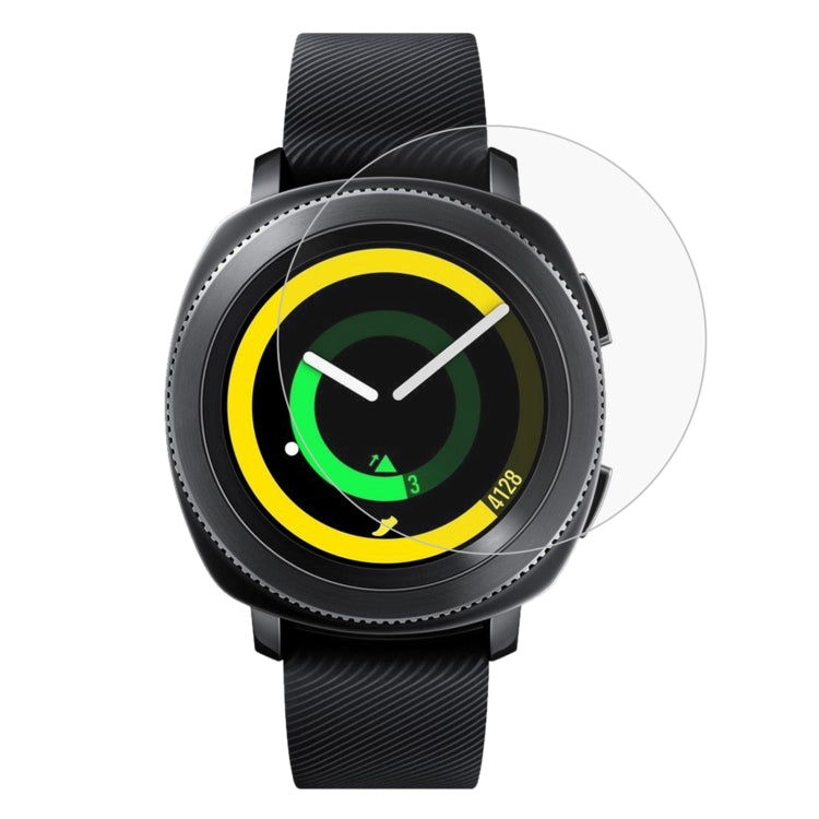 ENKAY Hat-Prince pour montre intelligente Samsung Gear Sport 0,2 mm 9H Dureté de surface 2,15D Film d'écran en verre trempé antidéflagrant 2 pièces, For Samsung Gear Sport (2PCS)