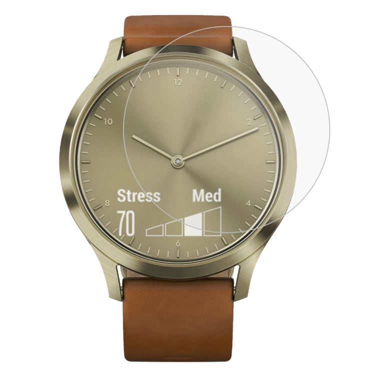 ENKAY Hat-Prince pour montre intelligente Garmin Vivomove HR 0,2 mm 9H Dureté de surface 2,15D Film d'écran en verre trempé antidéflagrant 2 pièces, For Garmin Vivomove HR