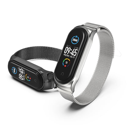 Mijobs Milan CS Bracelet de montre magnétique en métal pour Xiaomi Mi Band 3 & 4 & 5 & 6, hôte non inclus