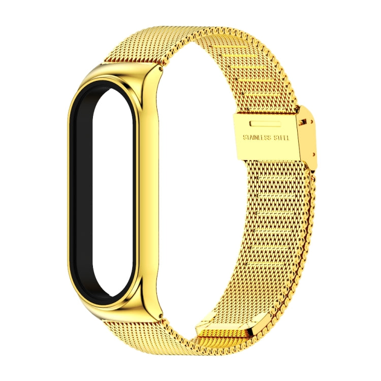 Mijobs Milan CS Boîtier de bracelet de montre en métal avec boucle sans vis pour Xiaomi Mi Band 3 & 4 & 5 & 6, hôte non inclus