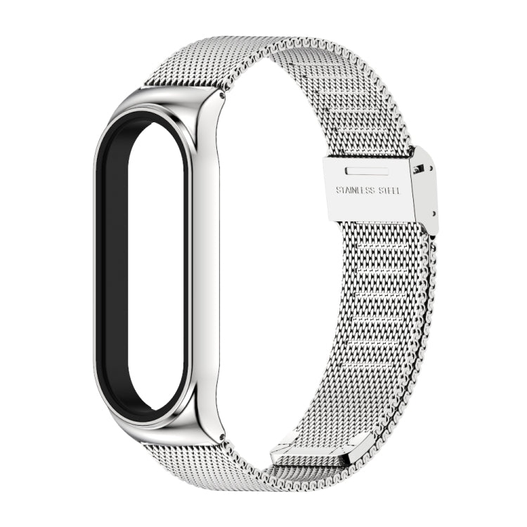 Mijobs Milan CS Boîtier de bracelet de montre en métal avec boucle sans vis pour Xiaomi Mi Band 3 & 4 & 5 & 6, hôte non inclus