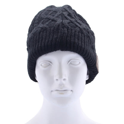 Casque Bluetooth tricoté texturé ondulé, bonnet d'hiver chaud avec micro pour garçons, filles et adultes