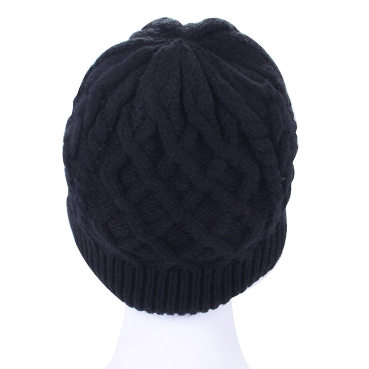 Casque Bluetooth tricoté texturé ondulé, bonnet d'hiver chaud avec micro pour garçons, filles et adultes