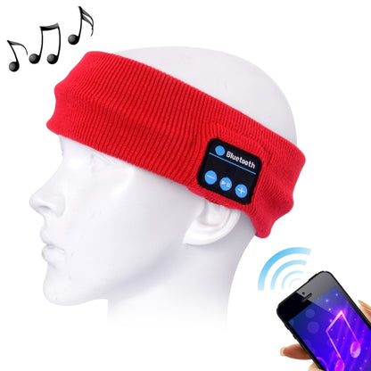 Bandeau de musique de sport mains libres Bluetooth tricoté avec micro pour iPhone / Samsung et autres appareils Bluetooth