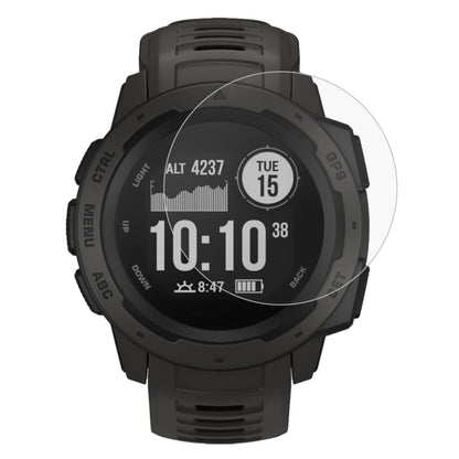ENKAY Hat-Prince 0.2mm 9H 2.15D Film en verre trempé à bord incurvé pour montre de sport intelligente Garmin Instinct 2 pièces, 2 PCS Garmin Instinct