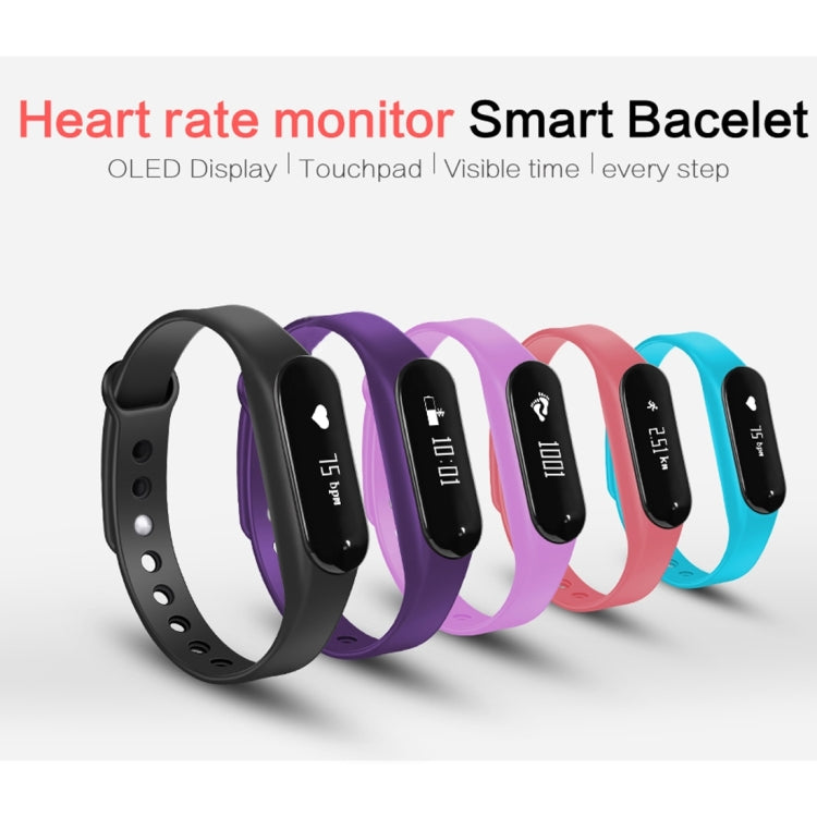 CHIGU C6 Bracelet intelligent Bluetooth avec écran OLED de 0,69 pouces, moniteur de fréquence cardiaque/podomètre/rappel d'appels/moniteur de sommeil/rappel de sédentarité/alarme/anti-perte, compatible avec les téléphones Android et iOS, CHIGU C6 Black...