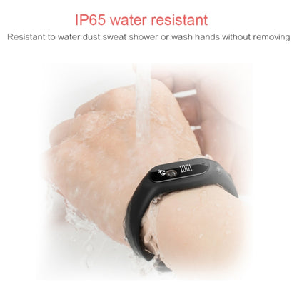 CHIGU C6 Bracelet intelligent Bluetooth avec écran OLED de 0,69 pouces, moniteur de fréquence cardiaque/podomètre/rappel d'appels/moniteur de sommeil/rappel de sédentarité/alarme/anti-perte, compatible avec les téléphones Android et iOS, CHIGU C6 Black...