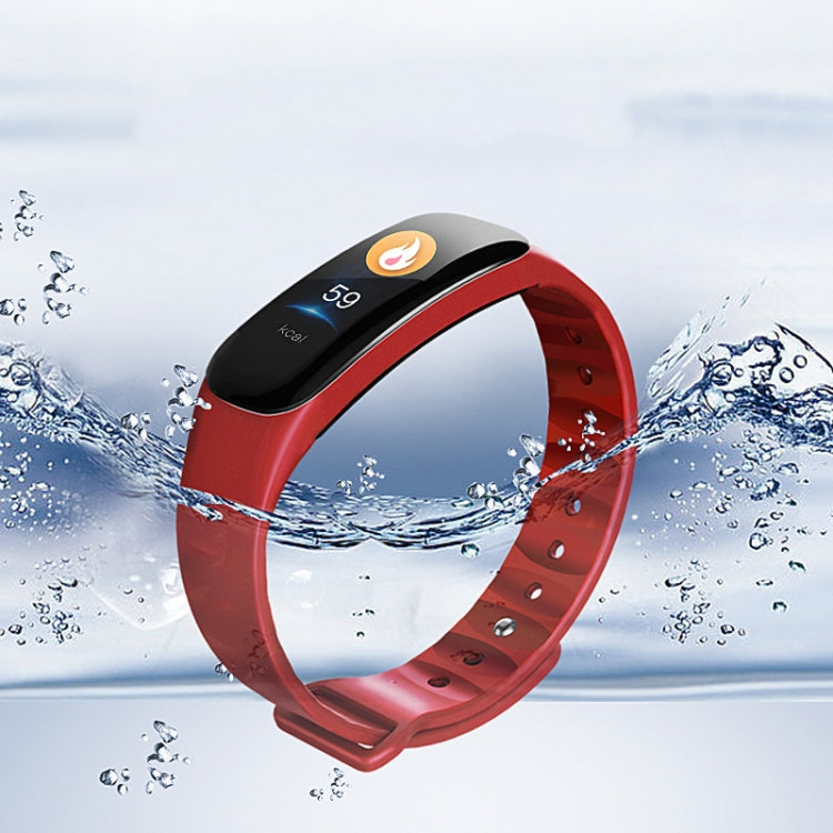 DOMIN0 C1S Bracelet intelligent à écran couleur IPS de 0,96 pouces IP67 étanche, prise en charge du rappel d'appel/surveillance de la fréquence cardiaque/surveillance de la pression artérielle/surveillance du sommeil/rappel de sédentarité/télécommande