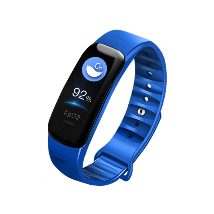 DOMIN0 C1S Bracelet intelligent à écran couleur IPS de 0,96 pouces IP67 étanche, prise en charge du rappel d'appel/surveillance de la fréquence cardiaque/surveillance de la pression artérielle/surveillance du sommeil/rappel de sédentarité/télécommande