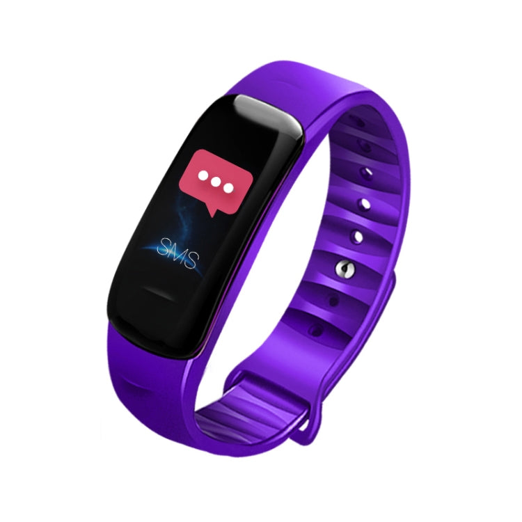 DOMIN0 C1S Bracelet intelligent à écran couleur IPS de 0,96 pouces IP67 étanche, prise en charge du rappel d'appel/surveillance de la fréquence cardiaque/surveillance de la pression artérielle/surveillance du sommeil/rappel de sédentarité/télécommande