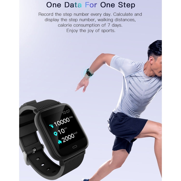 Bracelet intelligent G20 avec écran couleur TFT de 1,3 pouces, étanche IP67, prise en charge du rappel d'appel/surveillance de la fréquence cardiaque/surveillance de la pression artérielle/surveillance du sommeil/rappel de sédentarité