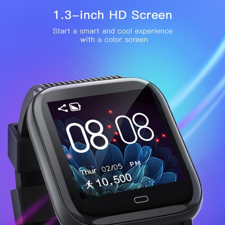 Bracelet intelligent G20 avec écran couleur TFT de 1,3 pouces, étanche IP67, prise en charge du rappel d'appel/surveillance de la fréquence cardiaque/surveillance de la pression artérielle/surveillance du sommeil/rappel de sédentarité