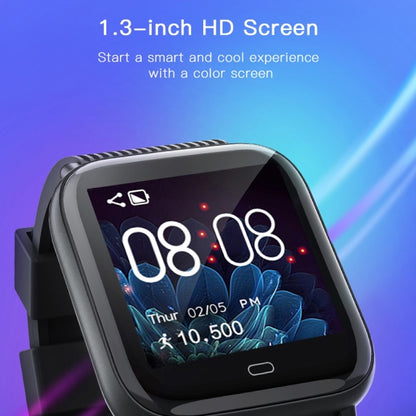 Bracelet intelligent G20 avec écran couleur TFT de 1,3 pouces, étanche IP67, prise en charge du rappel d'appel/surveillance de la fréquence cardiaque/surveillance de la pression artérielle/surveillance du sommeil/rappel de sédentarité