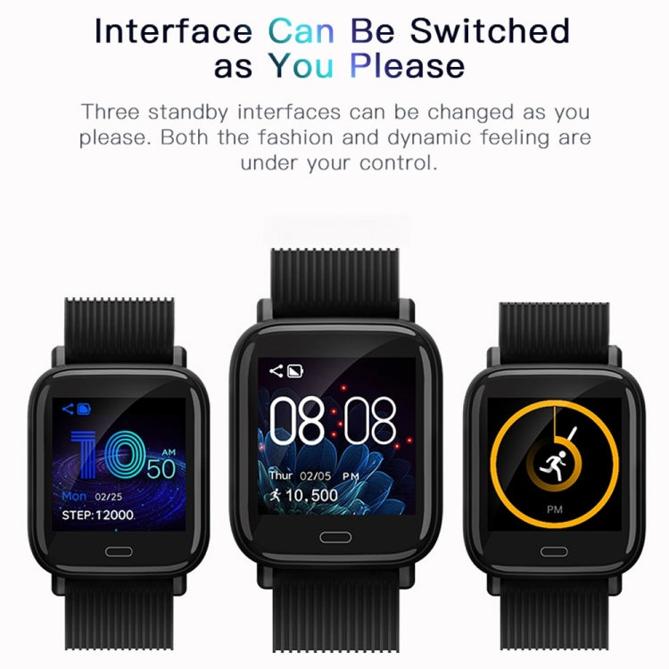 Bracelet intelligent G20 avec écran couleur TFT de 1,3 pouces, étanche IP67, prise en charge du rappel d'appel/surveillance de la fréquence cardiaque/surveillance de la pression artérielle/surveillance du sommeil/rappel de sédentarité